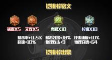 《端游最新赏金出装攻略》（从英雄选择到装备搭配，带你玩转赏金模式！）